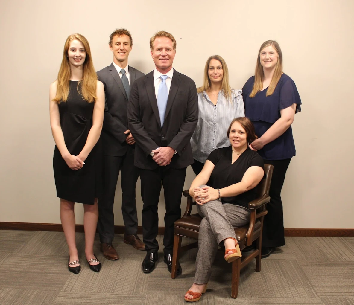 The Luneckas Law team, Cedar Rapids, Iowa